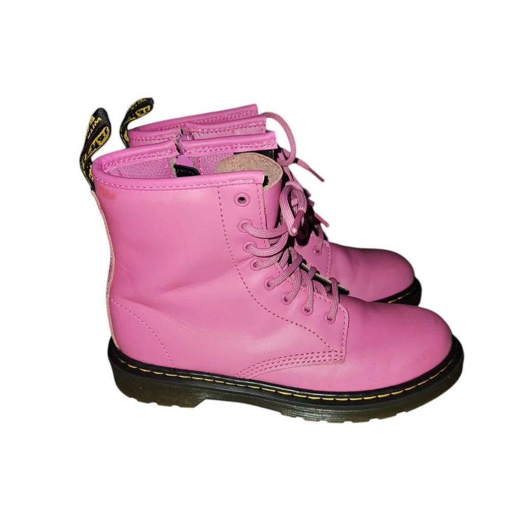 Dr. Martens Pink Boots Girl's Size 3